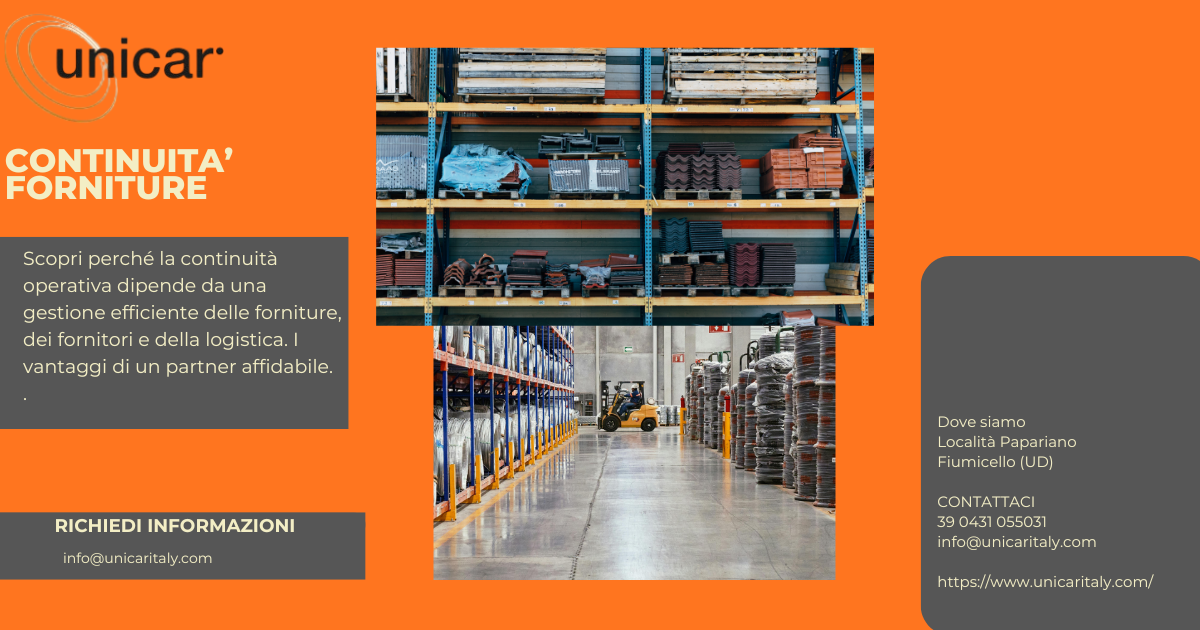 CONTINUITA FORNITURE UNICAR